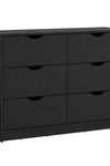 Bennett 2 Piece Bedroom Set, Nightstand + Dresser, Black - Stylish Furniture for Every Home