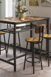 5-Piece Kitchen Counter Height Table Set, Bar Table with 4 Chairs - Stylish Furniture for Every Home