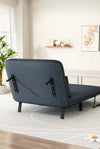 39″ Convertible Chair Bed, Tri-Fold Sofa Bed with Adjustable Backrest & Pillow, Leisure Chaise Lounge Couch with Sturdy Iron Frame for Home & Office, Comfortable Sleeper Chair - Stylish Furniture for Every Home