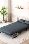 39″ Convertible Chair Bed, Tri-Fold Sofa Bed with Adjustable Backrest & Pillow, Leisure Chaise Lounge Couch with Sturdy Iron Frame for Home & Office, Comfortable Sleeper Chair - Stylish Furniture for Every Home