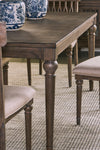 72 inch Dining Table only, Extends to 90 inches, Vintage Hazel Finish - Stylish Furniture for Every Home