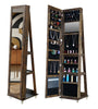Fashion Simple 360° Swivel With Led light Jewelry Cabinet - Stylish Furniture for Every Home