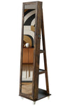 Fashion Simple 360° Swivel With Led light Jewelry Cabinet - Stylish Furniture for Every Home