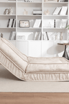 Upholstered Human Dog Bed for Adult & Pets,with 5 Adjustable Position &Massage Pillow, Bean Bag floor sofa with 2 Soft Pillows - Stylish Furniture for Every Home