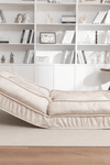 Upholstered Human Dog Bed for Adult & Pets,with 5 Adjustable Position &Massage Pillow, Bean Bag floor sofa with 2 Soft Pillows - Stylish Furniture for Every Home