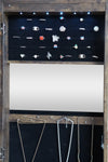 Fashion Simple 360° Swivel With Led light Jewelry Cabinet - Stylish Furniture for Every Home