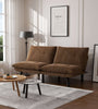 Leatehr Feeling Brown Convertible Folding Modern sofa Bed - Stylish Furniture for Every Home
